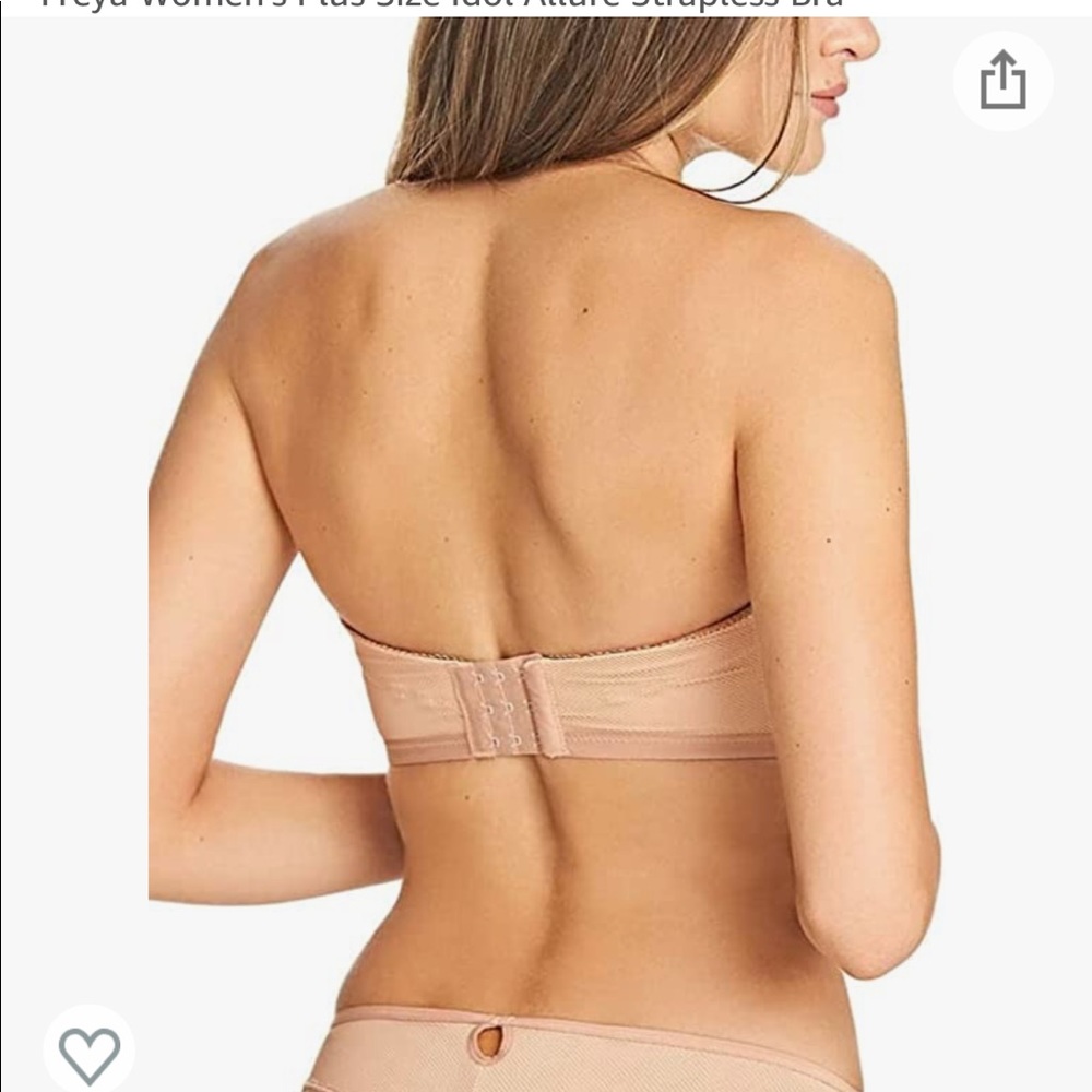 Strapless bra